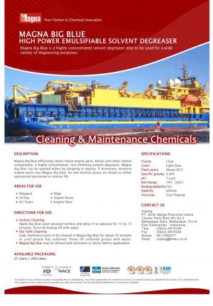 Magna Big Blue High Power Emulsifiable Solvent Degreaser